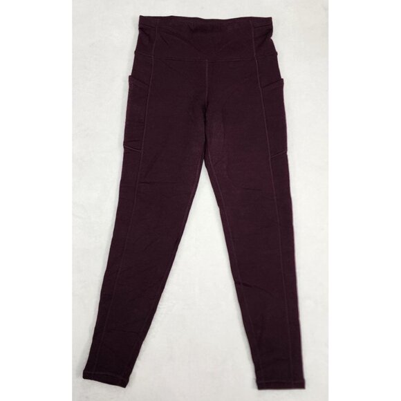 ATHLETA ALTITUDE STASH TIGHT IN POLARTEC Large Fleece lined leggings - Picture 4 of 6